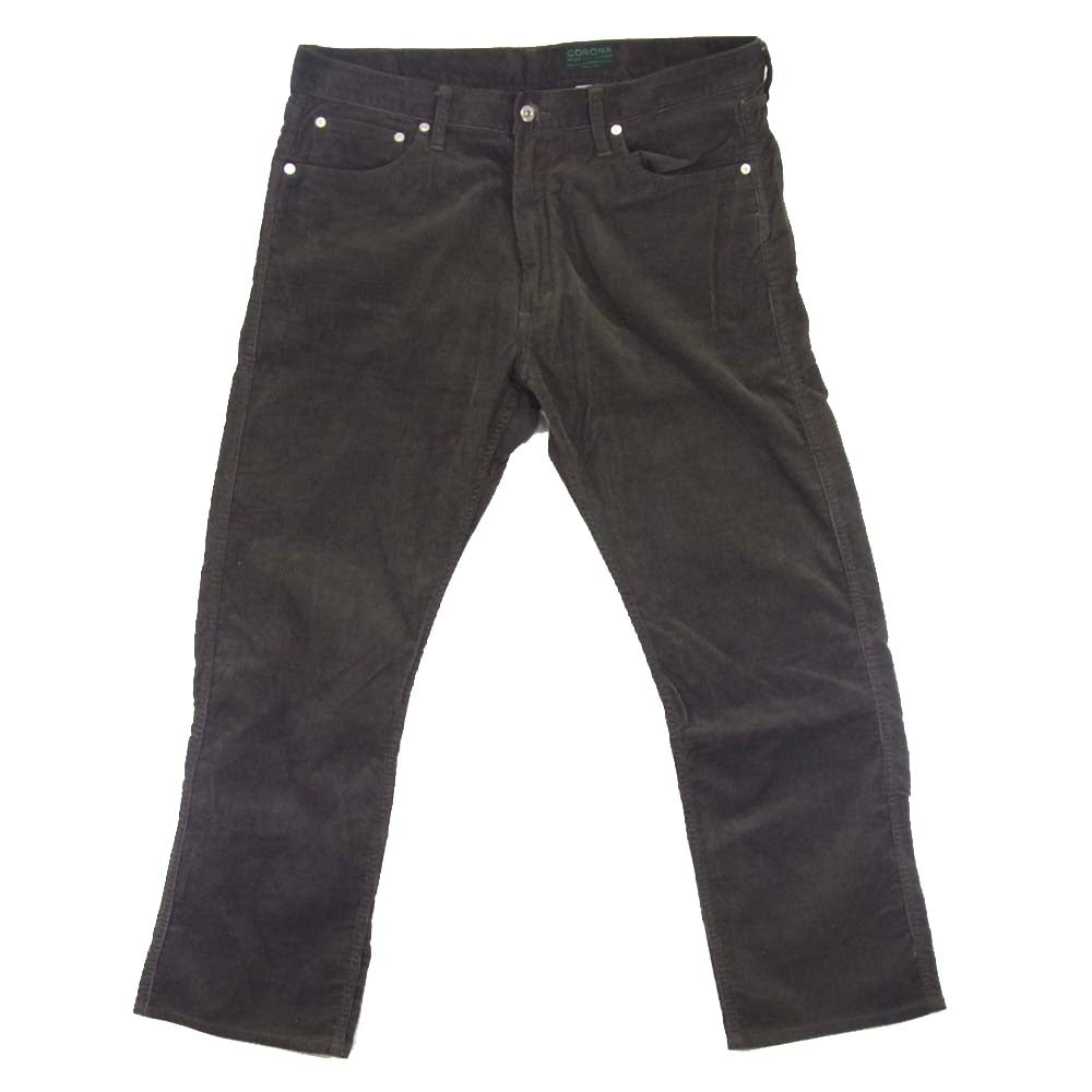 CORONA コロナ コーデュロイ パンツ ブラウン系 XL【中古】