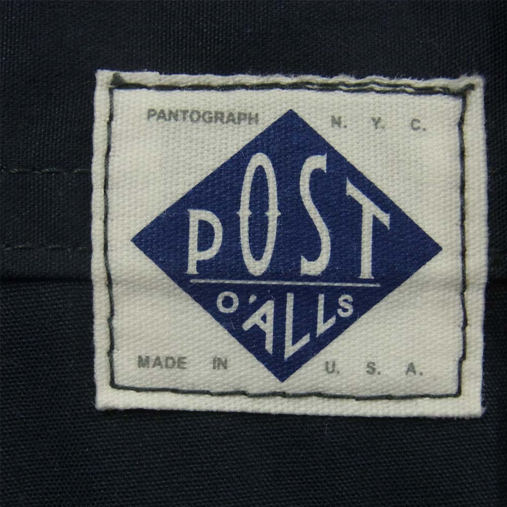 POST OVERALLS ポストオーバーオールズ ワーク パンツ ネイビー系 サイズ表記なし【中古】
