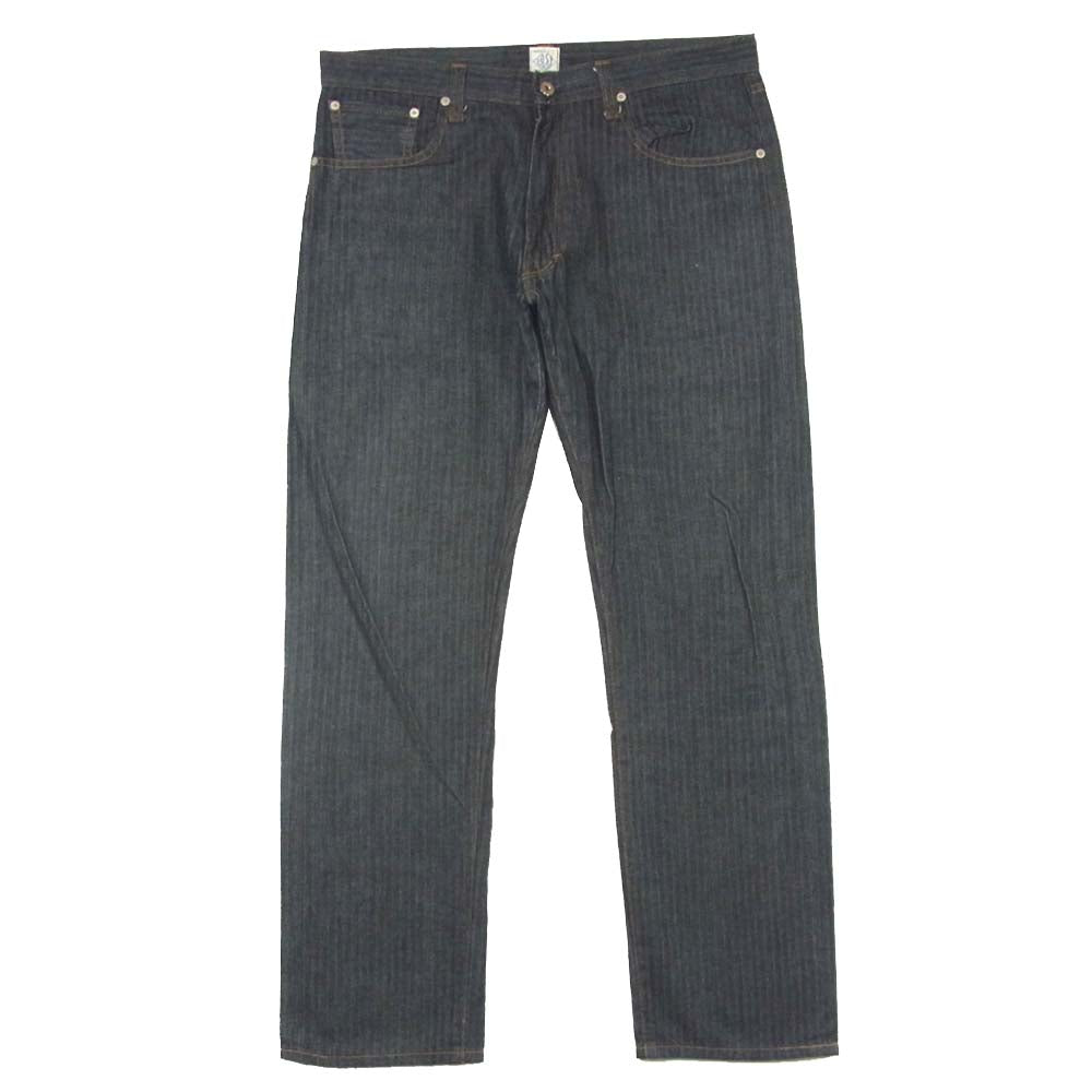POST OVERALLS ポストオーバーオールズ ヘリンボーン パンツ インディゴブルー系 サイズ表記なし【中古】