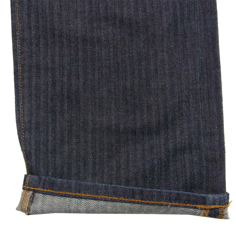 POST OVERALLS ポストオーバーオールズ ヘリンボーン パンツ インディゴブルー系 サイズ表記なし【中古】