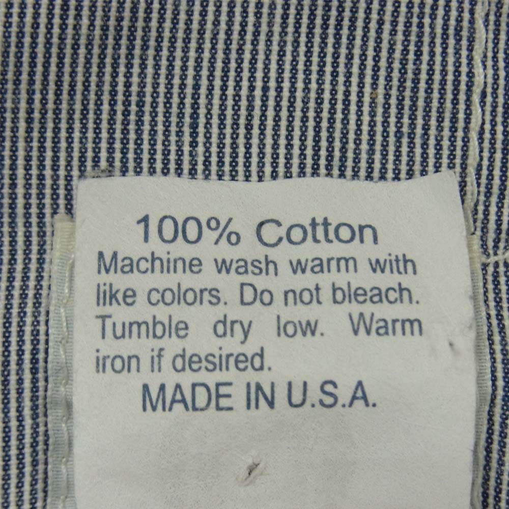 POST OVERALLS ポストオーバーオールズ プルオーバー ストライプ 長袖シャツ グレー系 L【中古】