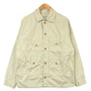 POST OVERALLS ポストオーバーオールズ クルーザー シャツ ジャケット ベージュ系 グレー系 L【中古】