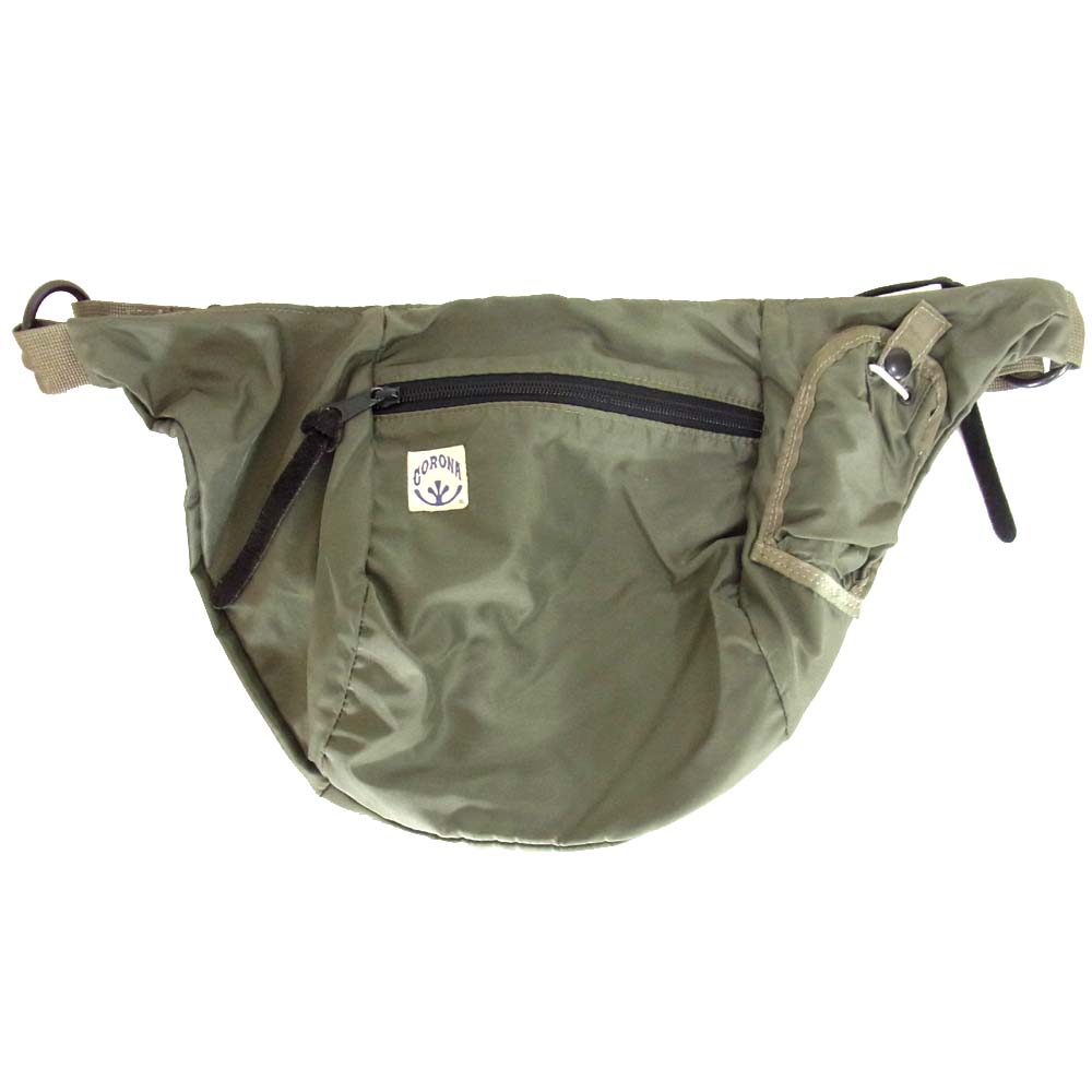 CORONA コロナ バナナ ショルダー バッグ カーキ系【中古】