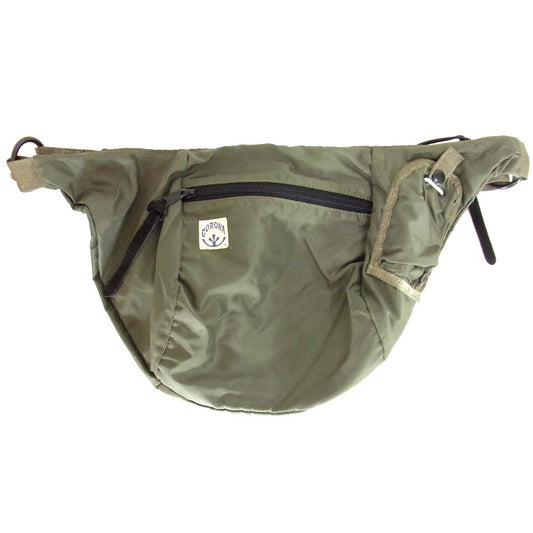 CORONA コロナ バナナ ショルダー バッグ カーキ系【中古】