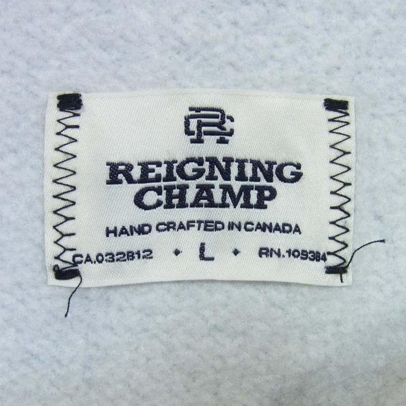 REIGNING CHAMP レイニングチャンプ RC-3205-14 裏起毛 ジップパーカー ブルー ネイビー系 L【中古】