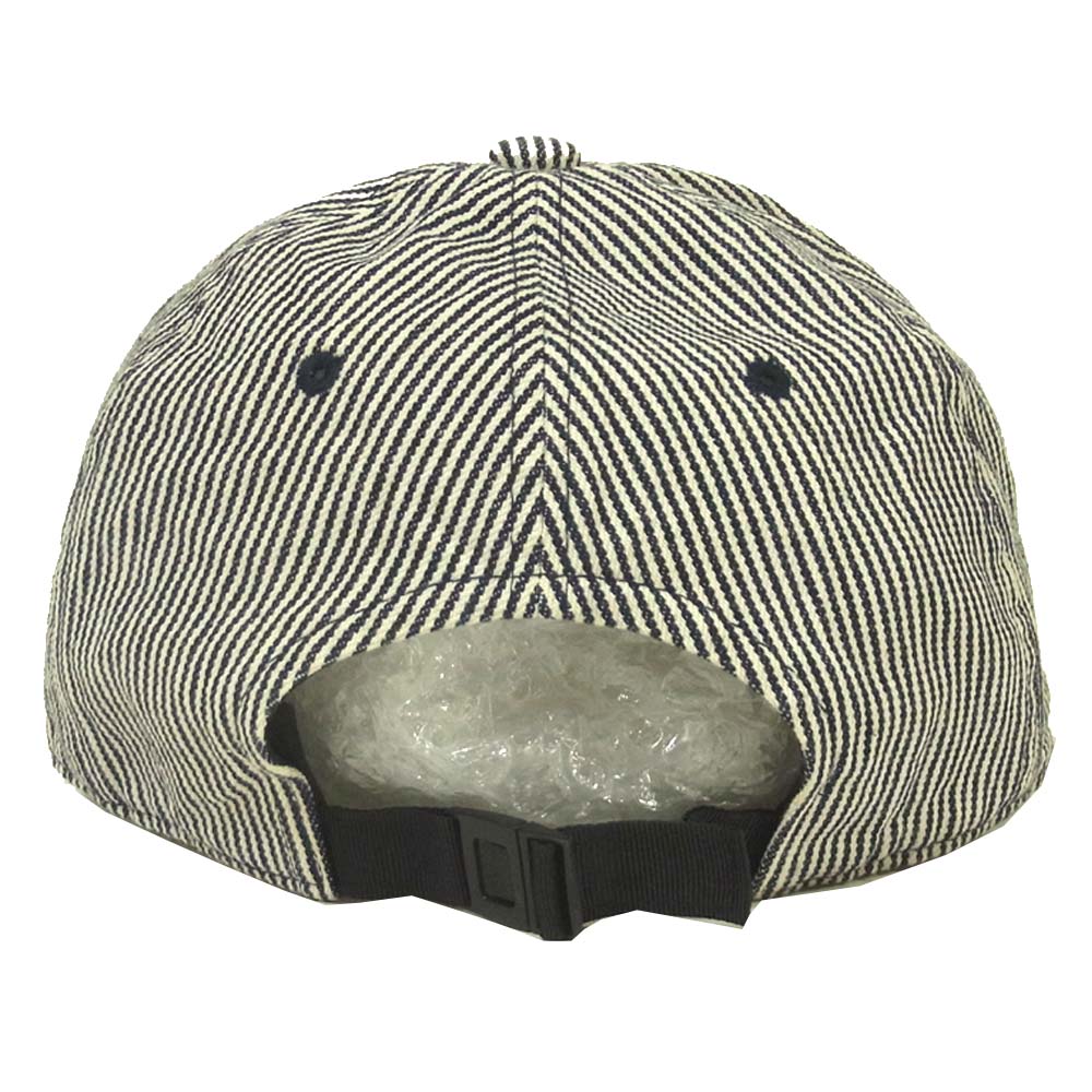 CORONA コロナ ストライプ ロゴ キャップ ブラック系 ホワイト系【中古】