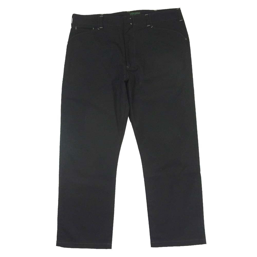 CORONA コロナ ワークパンツ ブラック系 L【中古】
