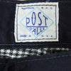 POST OVERALLS ポストオーバーオールズ 5 ポケット チノ パンツ ネイビー系 サイズ表記無【中古】