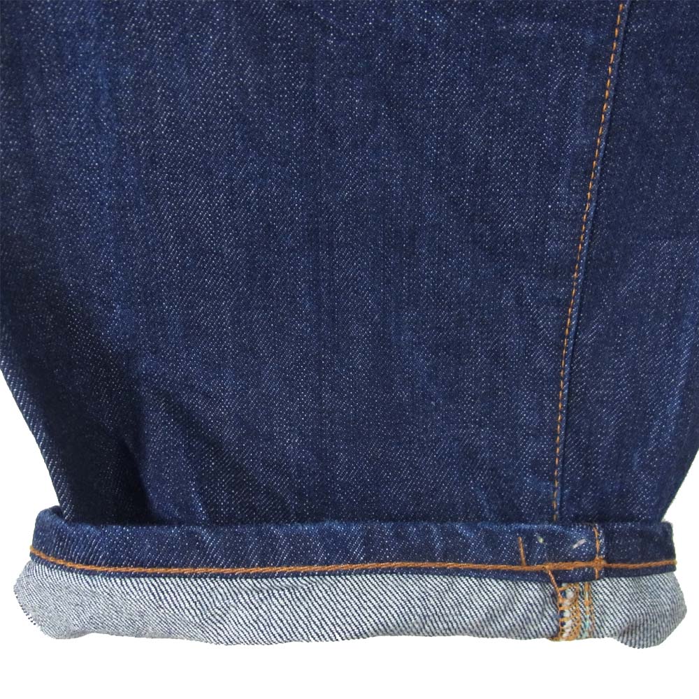 POST OVERALLS ポストオーバーオールズ 赤耳 セルビッチ デニム パンツ インディゴブルー系 サイズ表記無 W36程度【中古】