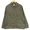 POST OVERALLS ポストオーバーオールズ C-POST-R ナイロン 長袖シャツ カーキ系 L【中古】