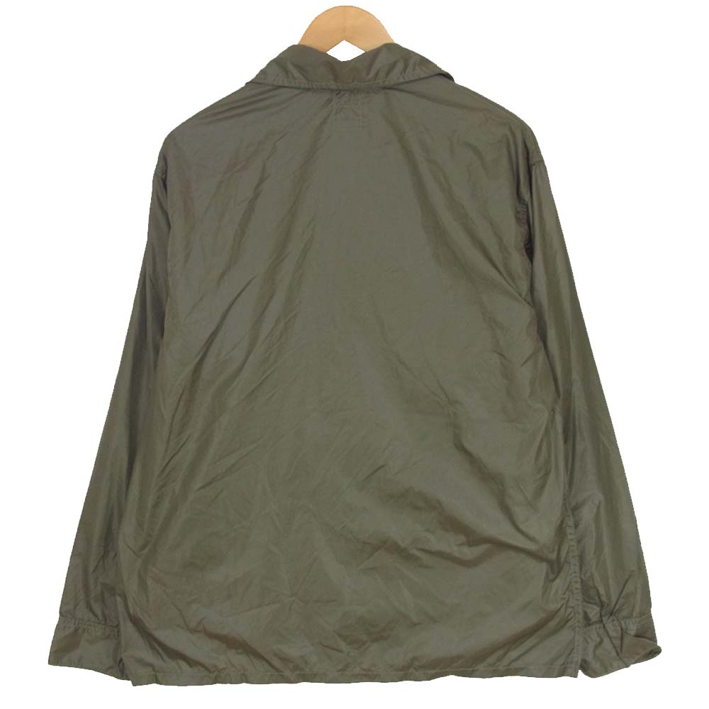 POST OVERALLS ポストオーバーオールズ C-POST-R ナイロン 長袖シャツ カーキ系 L【中古】