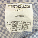 TENDERLOIN テンダーロイン T-SADDLE MAN SHT B チェッカー サドルマン ウエスタン 白×ネイビー系 S【中古】