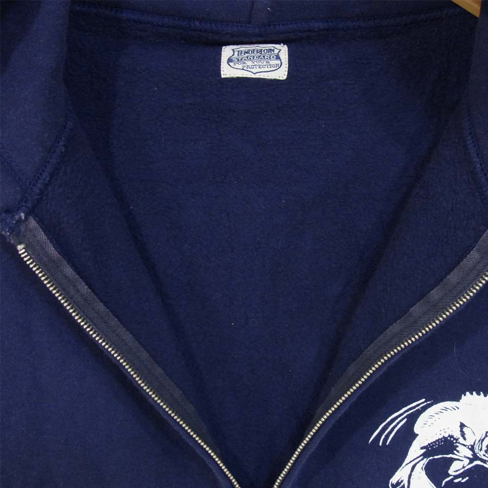 TENDERLOIN テンダーロイン T-PARKA CAHULAWASSEE RIVER ネイビー系 S【中古】