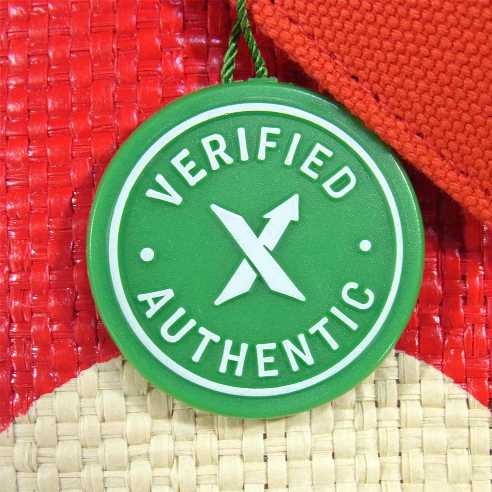 Supreme シュプリーム 20SS Raffia Tote Red ラフィア トート バッグ レッド系【新古品】【未使用】【中古】