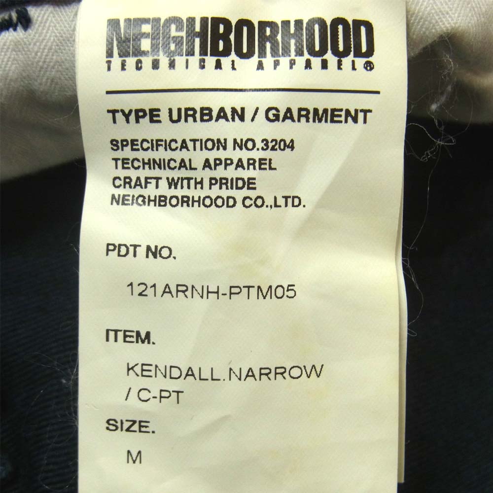 NEIGHBORHOOD ネイバーフッド 121ARNH-PTM05 KENDAL NARROW C-PT ネイビー系 M【中古】