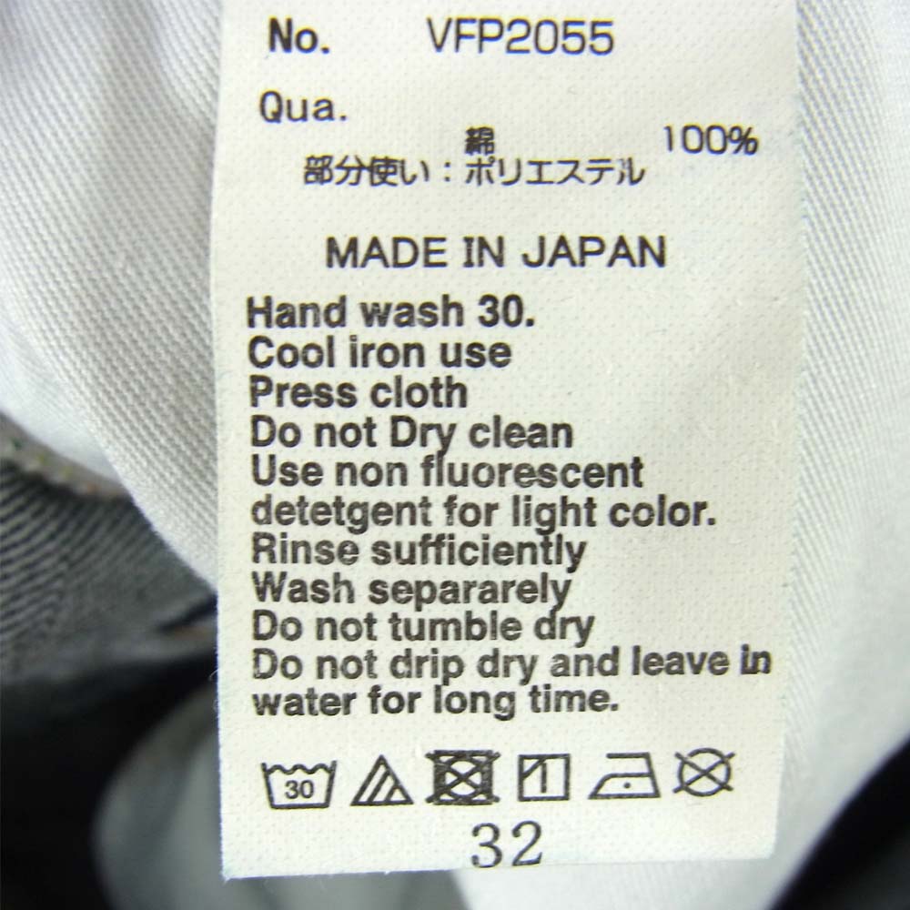 デニムバイバンキッシュ  DENIM BY VANQUISH & FRAGMENT VFP205 Rigid regular straigt denim pants インディゴブルー系 32【中古】