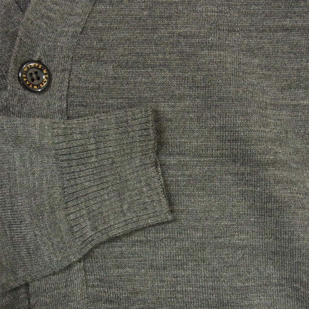 WTAPS ダブルタップス 142MADT-KNM03 CARDIGAN SWEATER WOOL GY カーディガン M【中古】