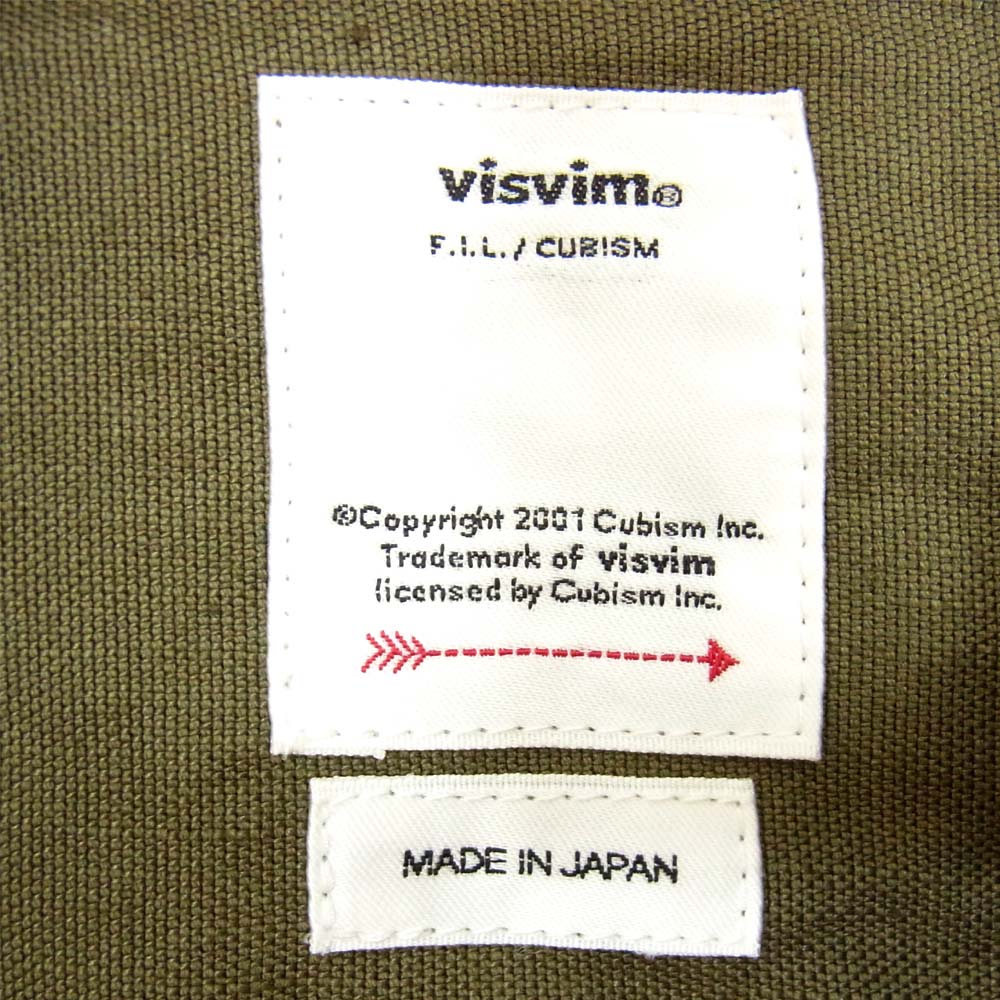 VISVIM ビズビム 0120105011011 TRIPLE CROWN SHIRT L/S カーキ系 2【美品】【中古】