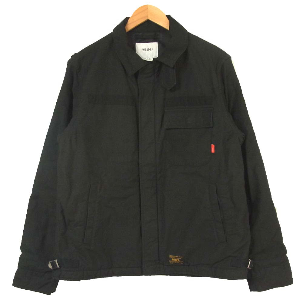 WTAPS ダブルタップス 172WVDT-JKM01 A-1 JACKET CONY SATIN ブラック系 2【中古】