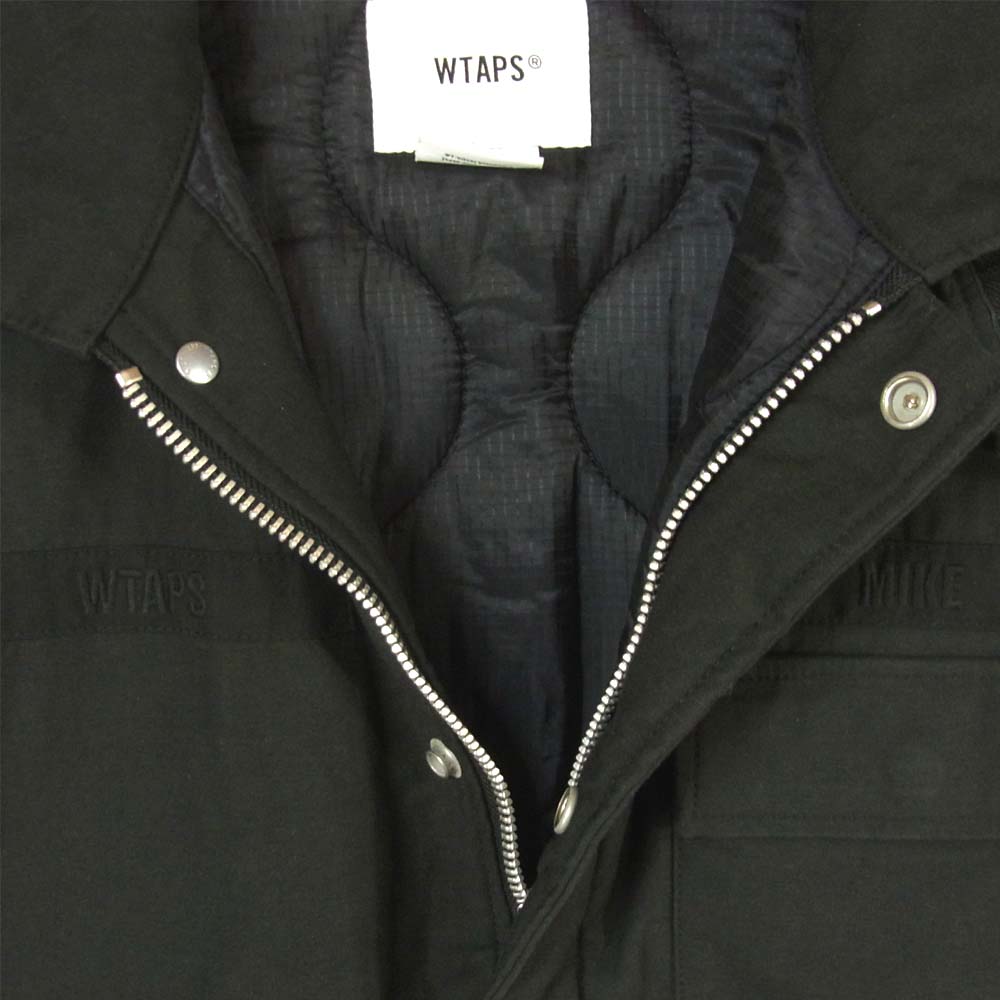 WTAPS ダブルタップス 172WVDT-JKM01 A-1 JACKET CONY SATIN ブラック系 2【中古】