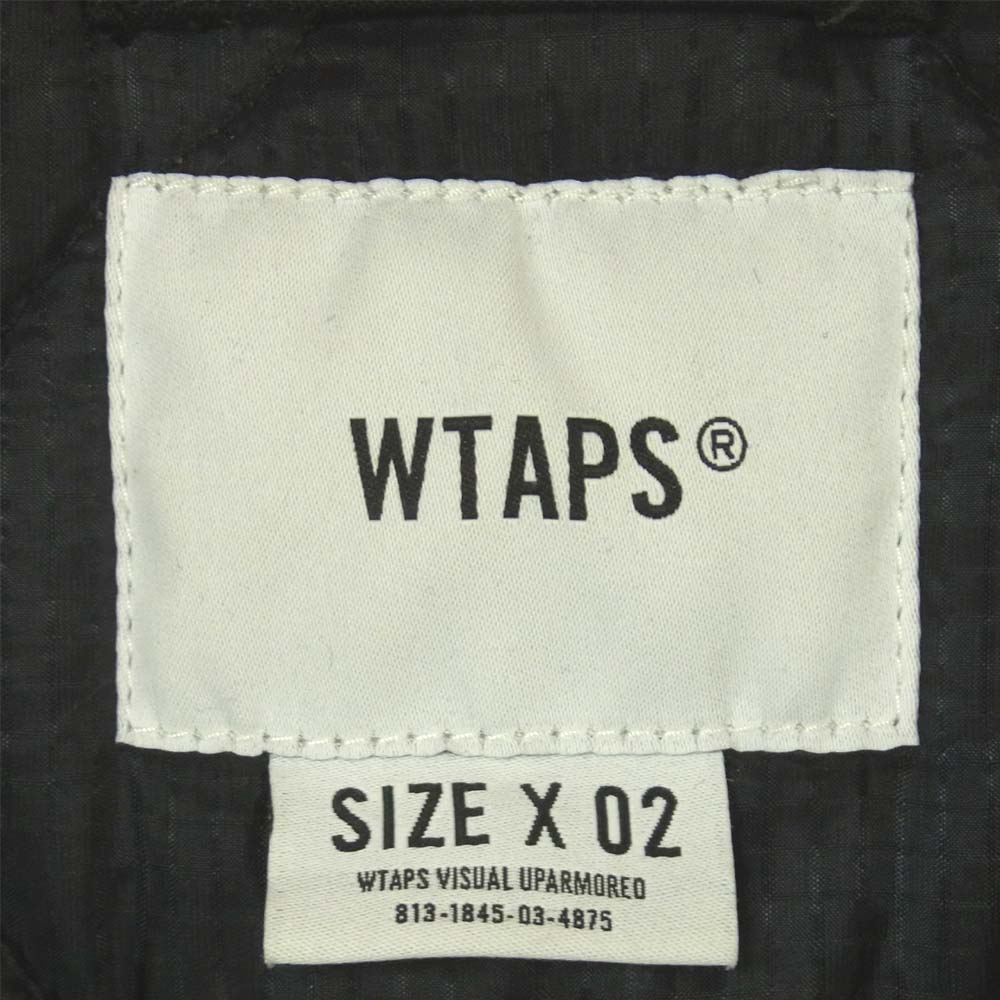 WTAPS ダブルタップス 172WVDT-JKM01 A-1 JACKET CONY SATIN ブラック系 2【中古】