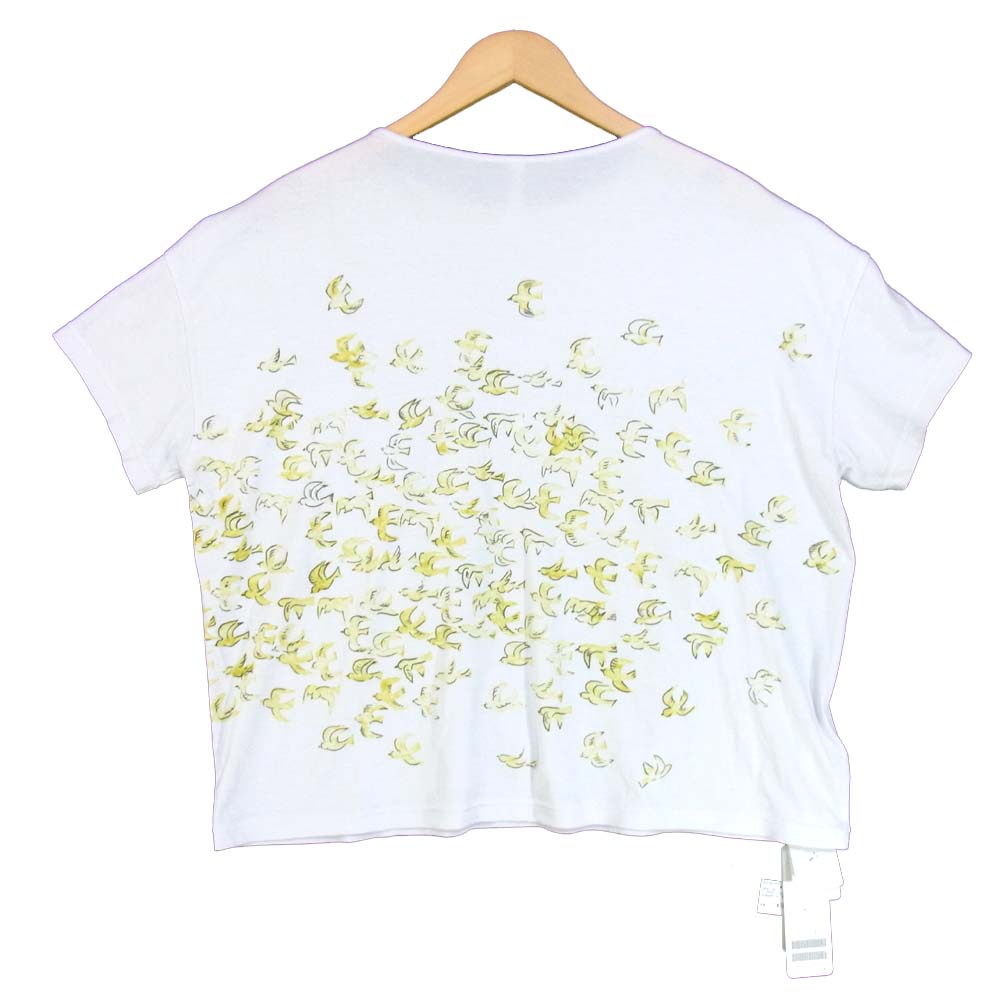 mina perhonen ミナペルホネン ys8445 kanata カナタ Tシャツ イエロー系 F【新古品】【未使用】【中古】