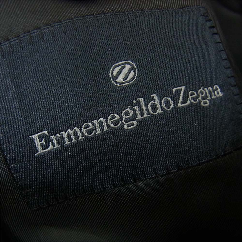 Ermenegildo Zegna エルメネジルドゼニア チェック ジャケット グレー系 L【美品】【中古】