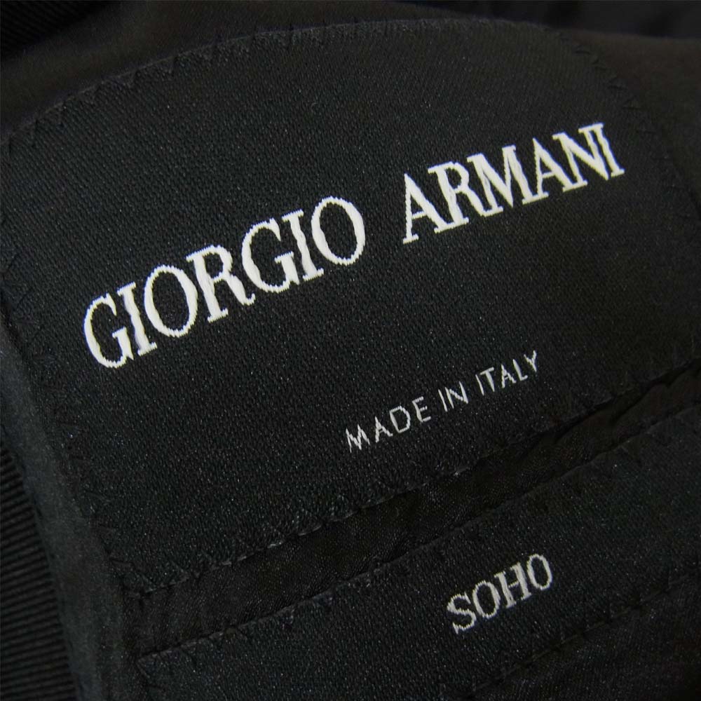 GIORGIO ARMANI ジョルジオアルマーニ WSM2H0 WS576 SOHO ジャケット ブラック系 52【新古品】【未使用】【中古】