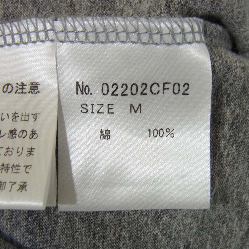 HYSTERIC GLAMOUR ヒステリックグラマー 02202CF02 HYS WORKS TEAM オーバーサイズ パーカー チャコール系 M【美品】【中古】