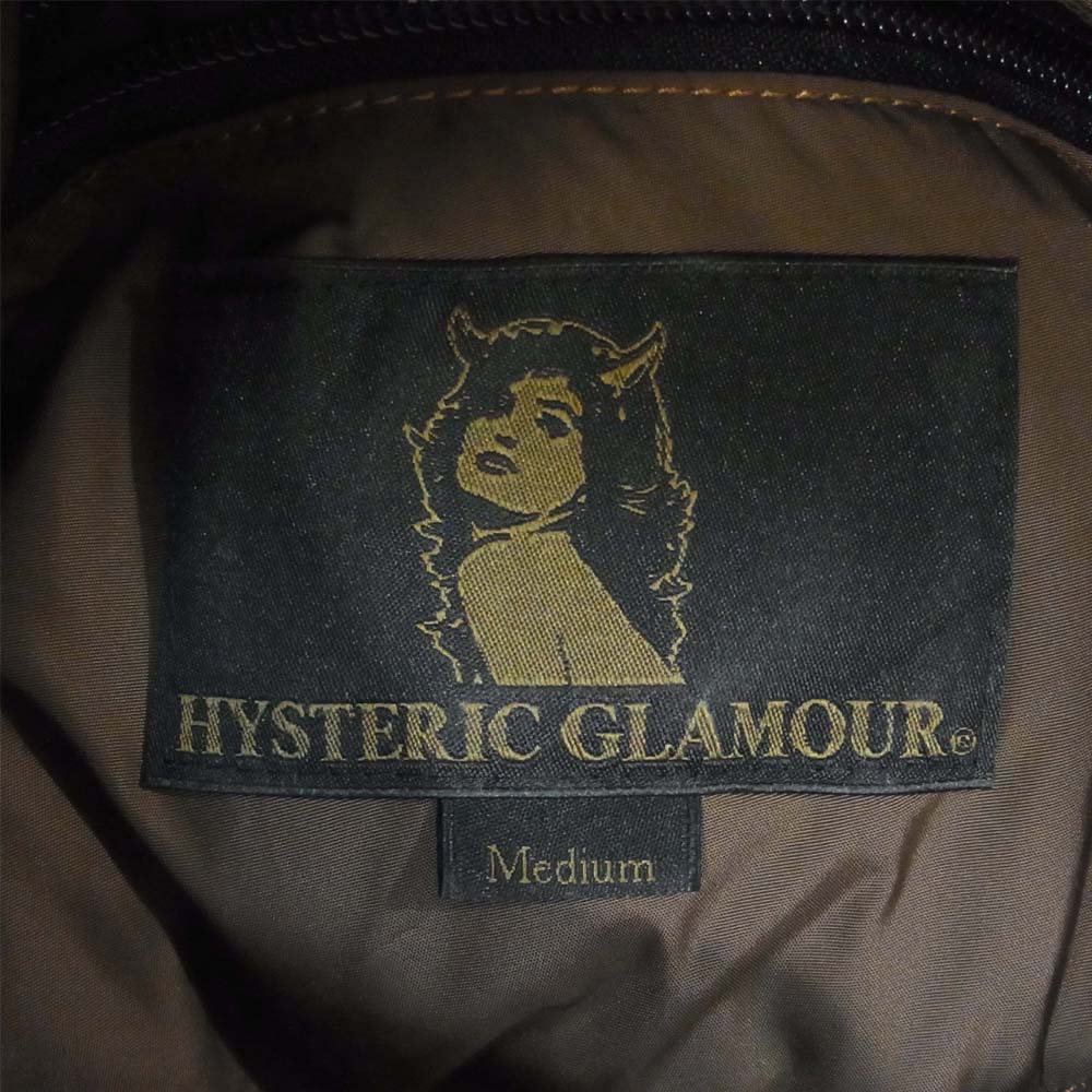 HYSTERIC GLAMOUR ヒステリックグラマー 20AW 02203AV01 ×Rocky Mountain Featherbed ロッキーマウンテン ランチ ダウンベスト ブラウン系 M【新古品】【未使用】【中古】