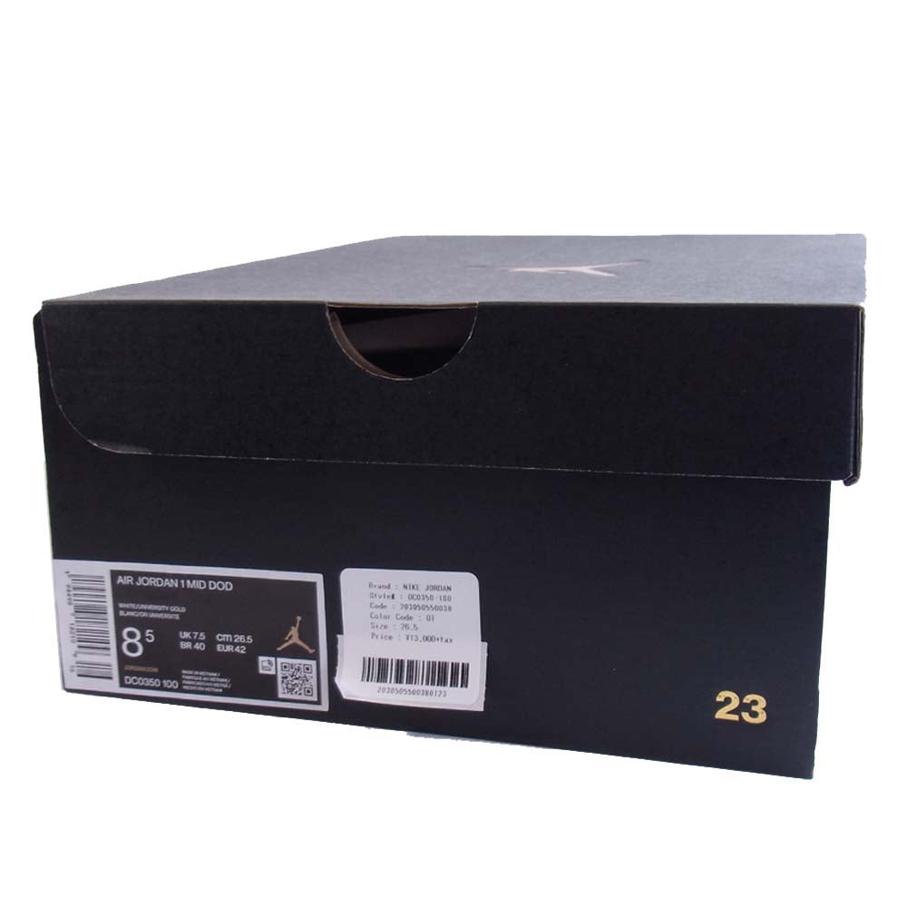 NIKE ナイキ 国内正規品 DC0350-100 AIR JORDAN 1 MID DIA DE MUERTOS マルチカラー系 26.5㎝【新古品】【未使用】【中古】