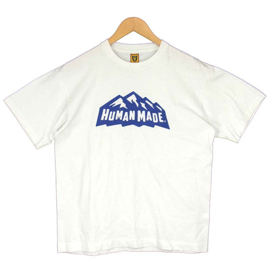 HUMAN MADE ヒューマンメイド 雪山 プリント Tシャツ ホワイト系【中古】