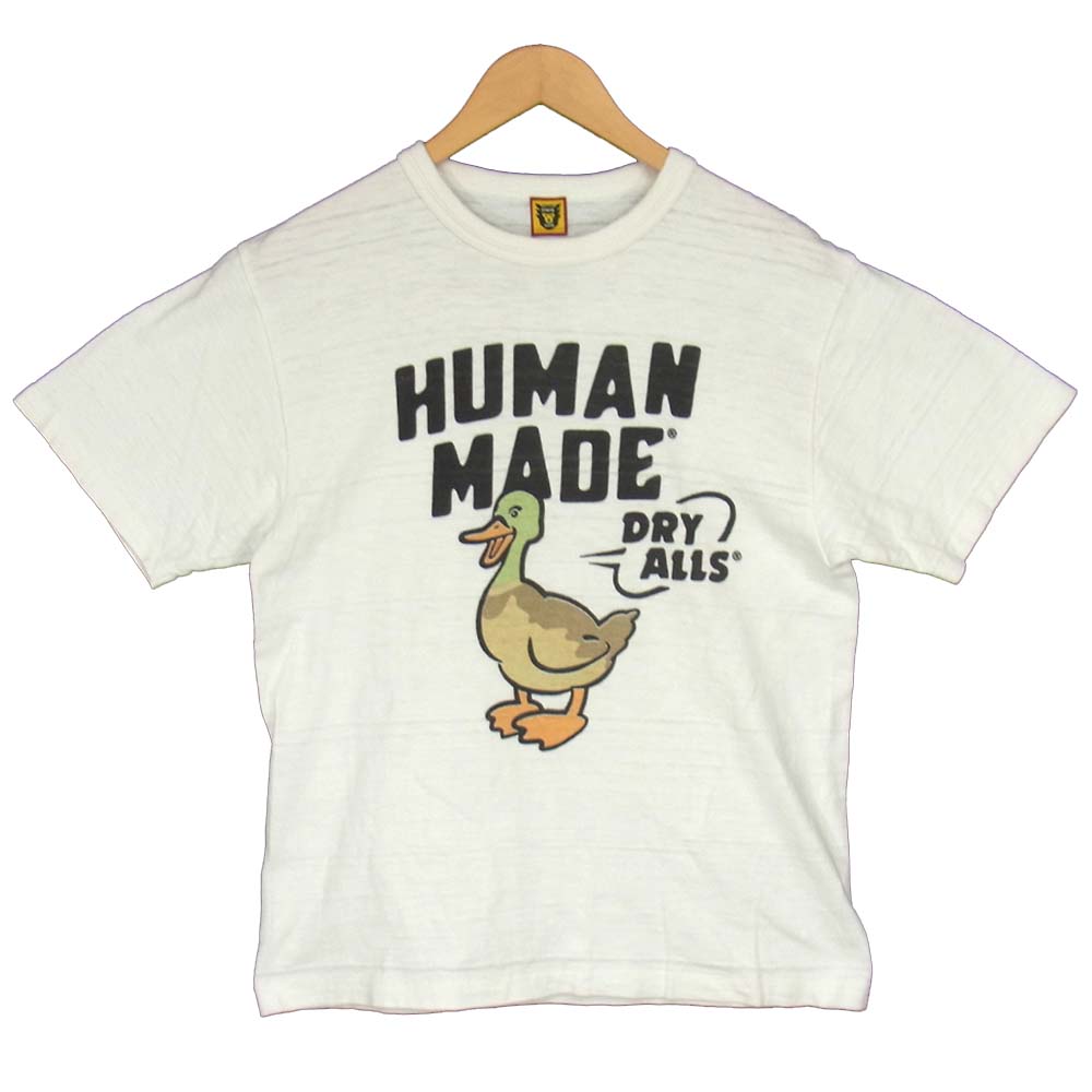HUMAN MADE ヒューマンメイド DRY ALLS バード プリント Tシャツ ホワイト系 M【中古】