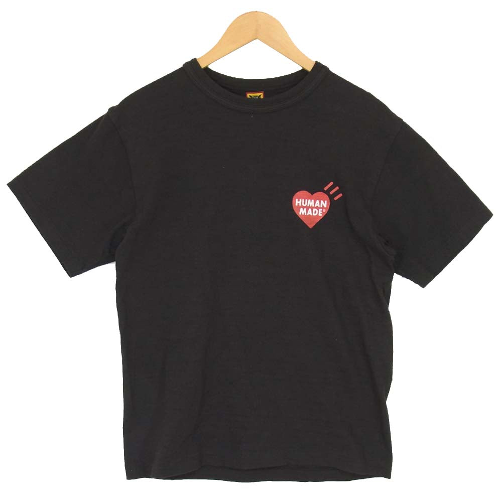 HUMAN MADE ヒューマンメイド DRY ALLS バード プリント Tシャツ チャコール系 M【中古】