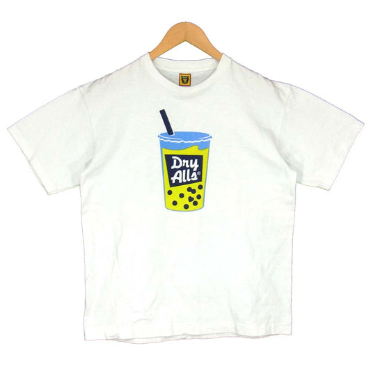 HUMAN MADE ヒューマンメイド DRY ALLS プリント Tシャツ ホワイト系 M【中古】