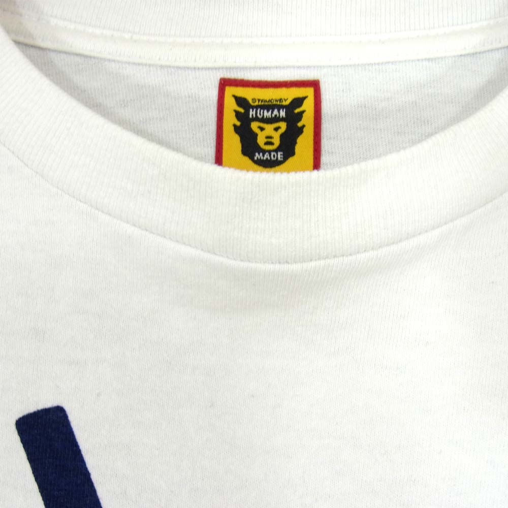 HUMAN MADE ヒューマンメイド DRY ALLS プリント Tシャツ ホワイト系 M【中古】