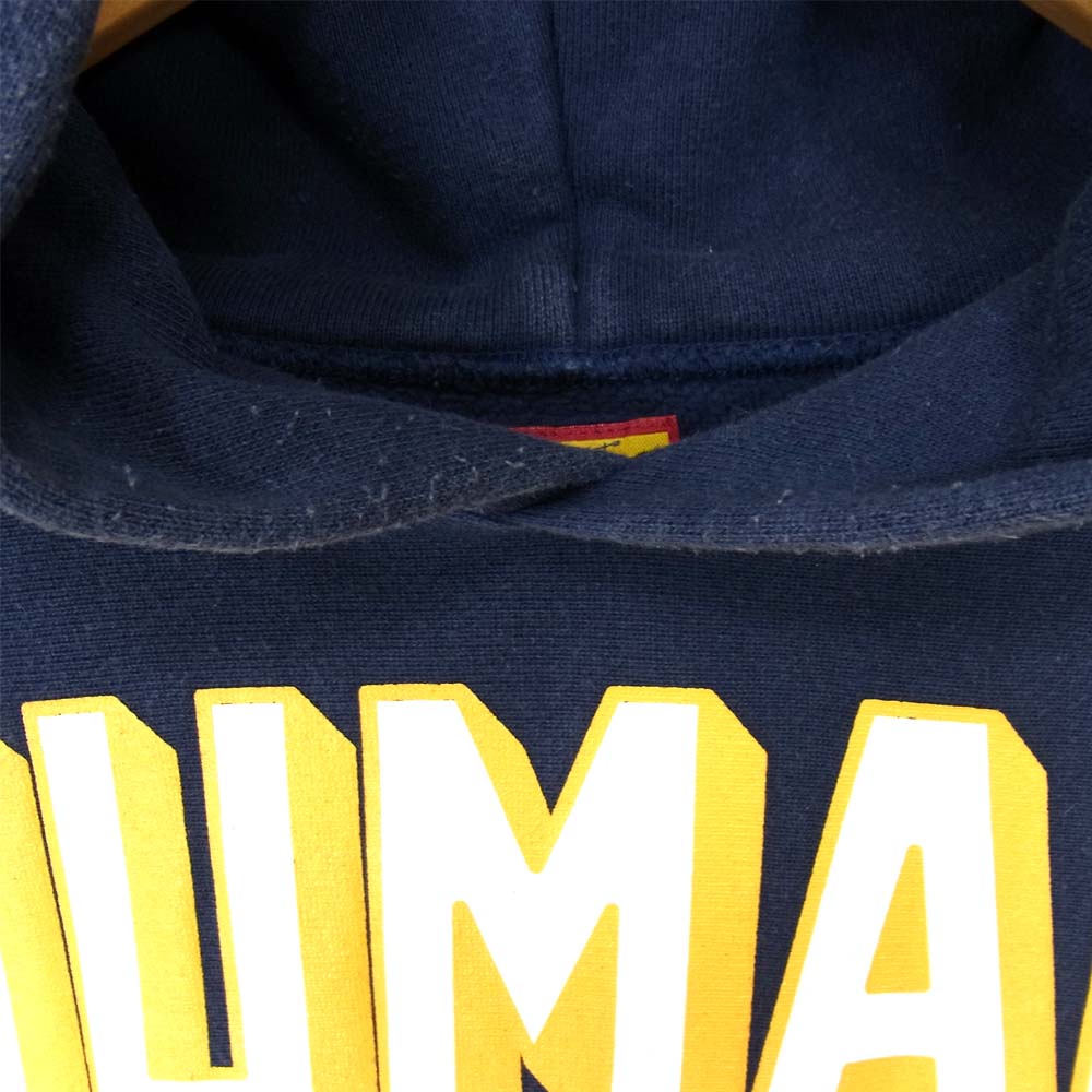 HUMAN MADE ヒューマンメイド Pizza Hoodie プルオーバー パーカー ネイビー系 M【中古】