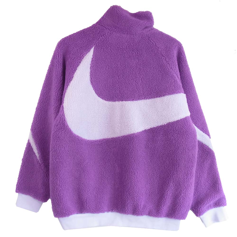NIKE ナイキ BQ6546-570  BIG SWOOSH BOA FULL ZIP JACKET ビッグスウォッシュ ボア パープル系 L【新古品】【未使用】【中古】