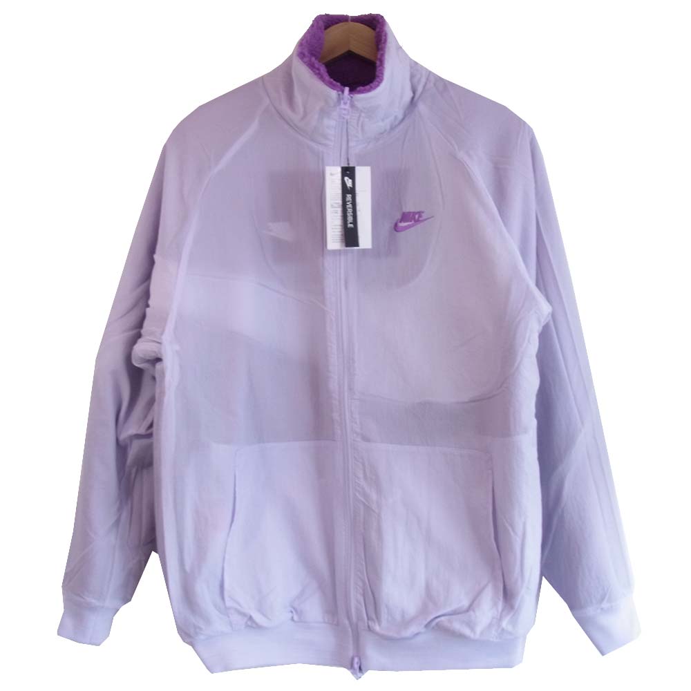NIKE ナイキ BQ6546-570  BIG SWOOSH BOA FULL ZIP JACKET ビッグスウォッシュ ボア パープル系 L【新古品】【未使用】【中古】