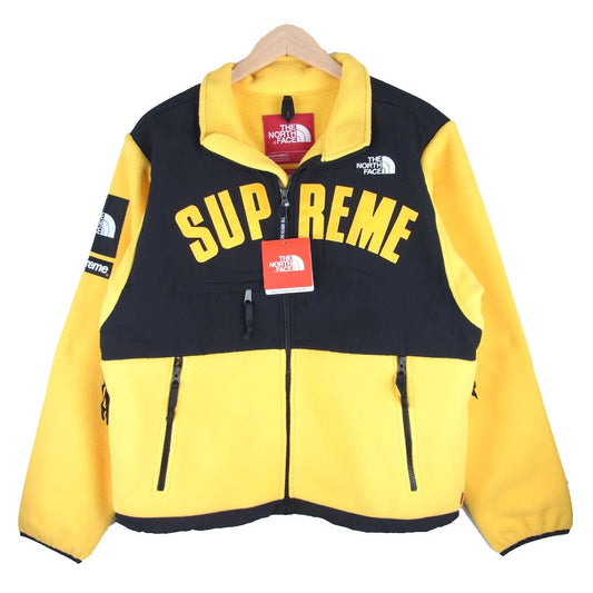 Supreme シュプリーム 19SS NA11903I  × ノースフェイス THE NORTH FACE 19SS ARC DENALI JACKET デナリ ジャケット イエロー系 ブラック系 M【新古品】【未使用】【中古】