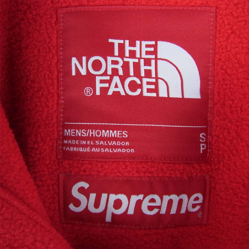Supreme シュプリーム 19SS NA11903I   × ノースフェイス THE NORTH FACE 19SS ARC DENALI JACKET デナリ ジャケット レッド系 ブラック系 S【新古品】【未使用】【中古】