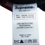 Supreme シュプリーム 18ss Studded Arc Logo Leather Jacket  スタッズ アーチロゴ レザー ジャケット ブラック系 M【美品】【中古】