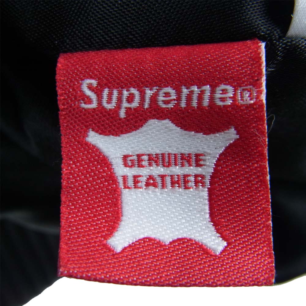Supreme シュプリーム 18ss Studded Arc Logo Leather Jacket  スタッズ アーチロゴ レザー ジャケット ブラック系 M【美品】【中古】