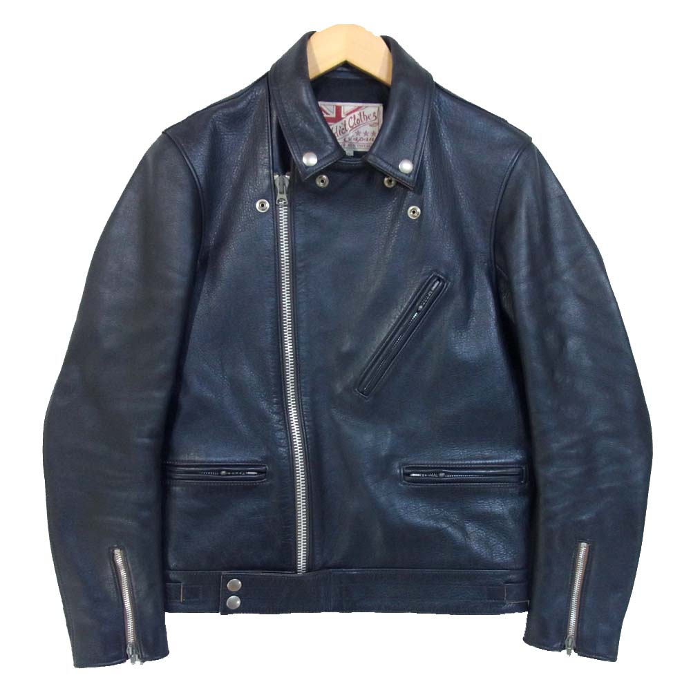ADDICT CLOTHES アディクトクローズ AD-03 BRITISH ASYMMETRY JACKET ネイビー系 34【中古】