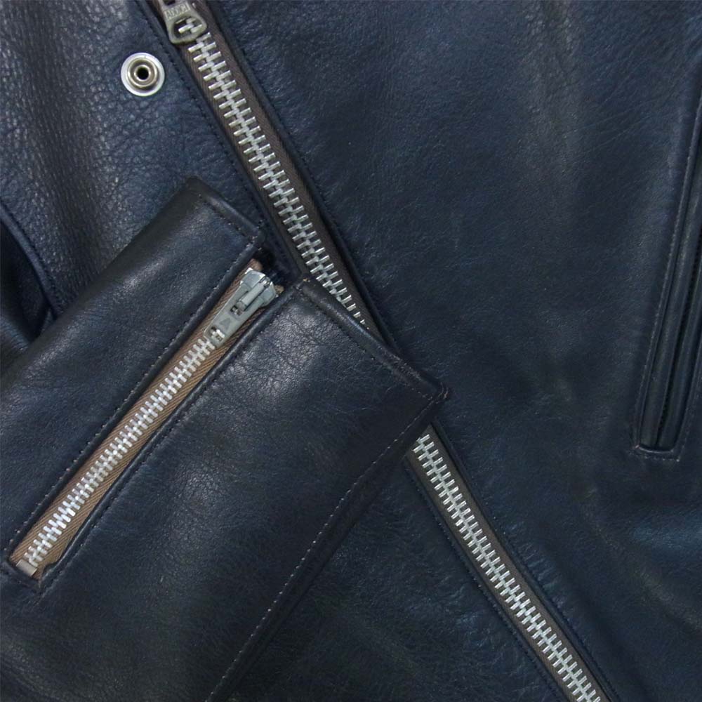 ADDICT CLOTHES アディクトクローズ AD-03 BRITISH ASYMMETRY JACKET ネイビー系 34【中古】