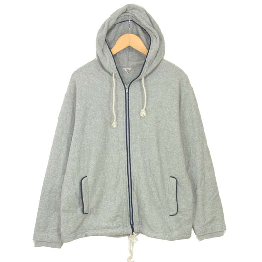 FilMelange フィルメランジェ BONNIE パイル ジップ パーカー グレー系 5【中古】