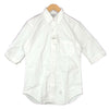 THOM BROWNE トムブラウン 五分袖 コットン シャツ ホワイト系 2【中古】