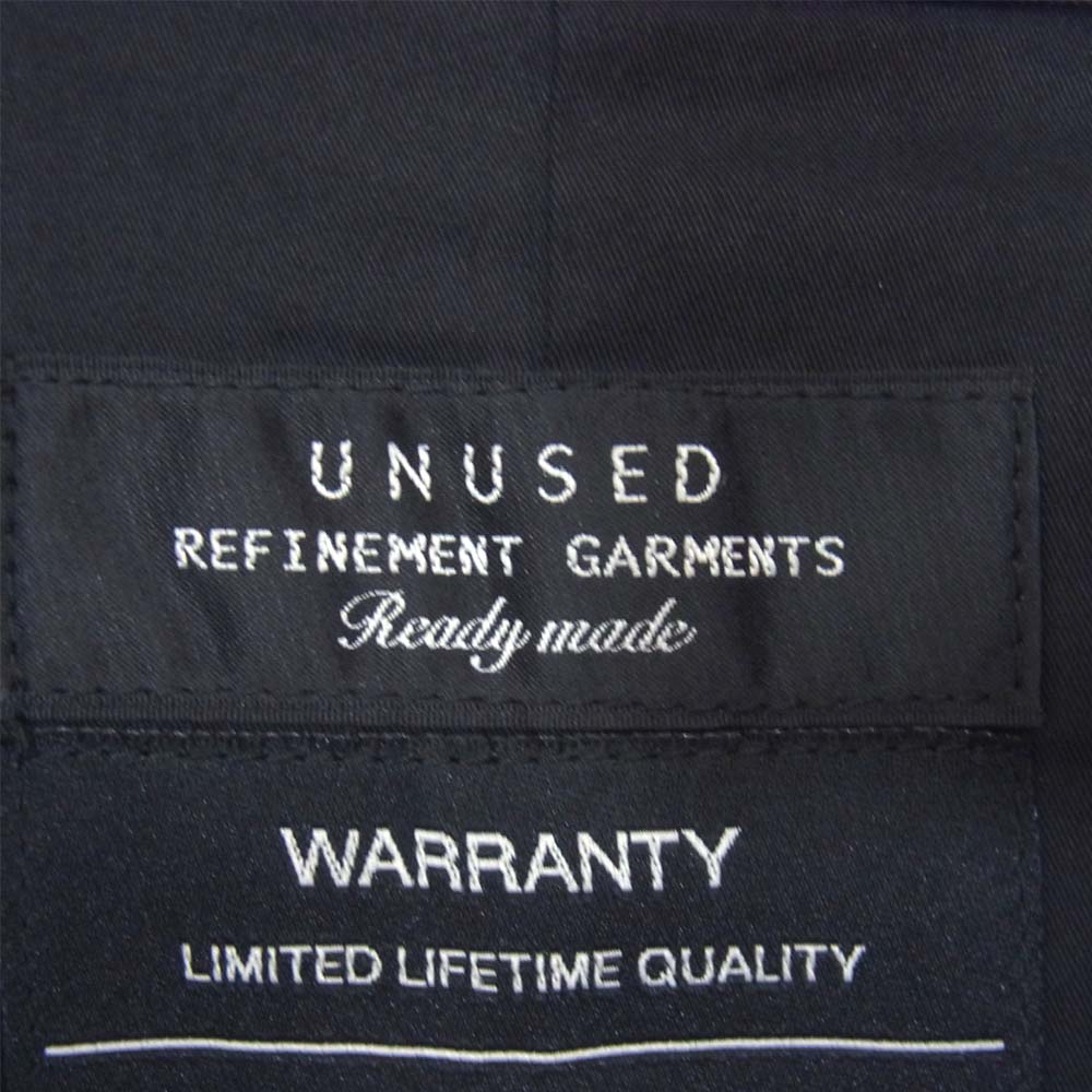 UNUSED アンユーズド 11AW US0544 trench coat トレンチコート ブラック系【中古】