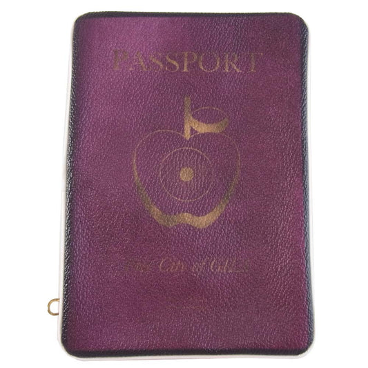 UNDERCOVER アンダーカバー 15SS PASSPORT ポーチ パープル系 ホワイト系【中古】