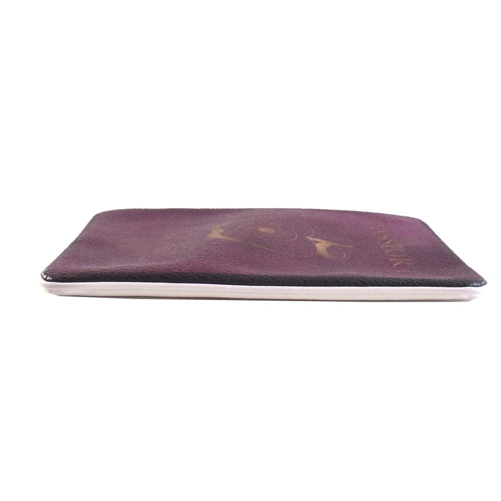 UNDERCOVER アンダーカバー 15SS PASSPORT ポーチ パープル系 ホワイト系【中古】